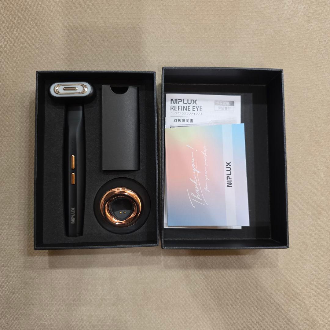 【新品・未使用】NIPLUX REFINE EYE 360°回転ヘッド美顔器