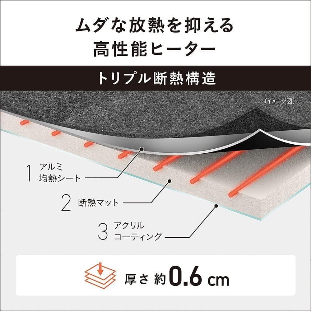 ②新品未使用品 パナソニック DC-3NK ホットカーペット ヒーター本体 3畳