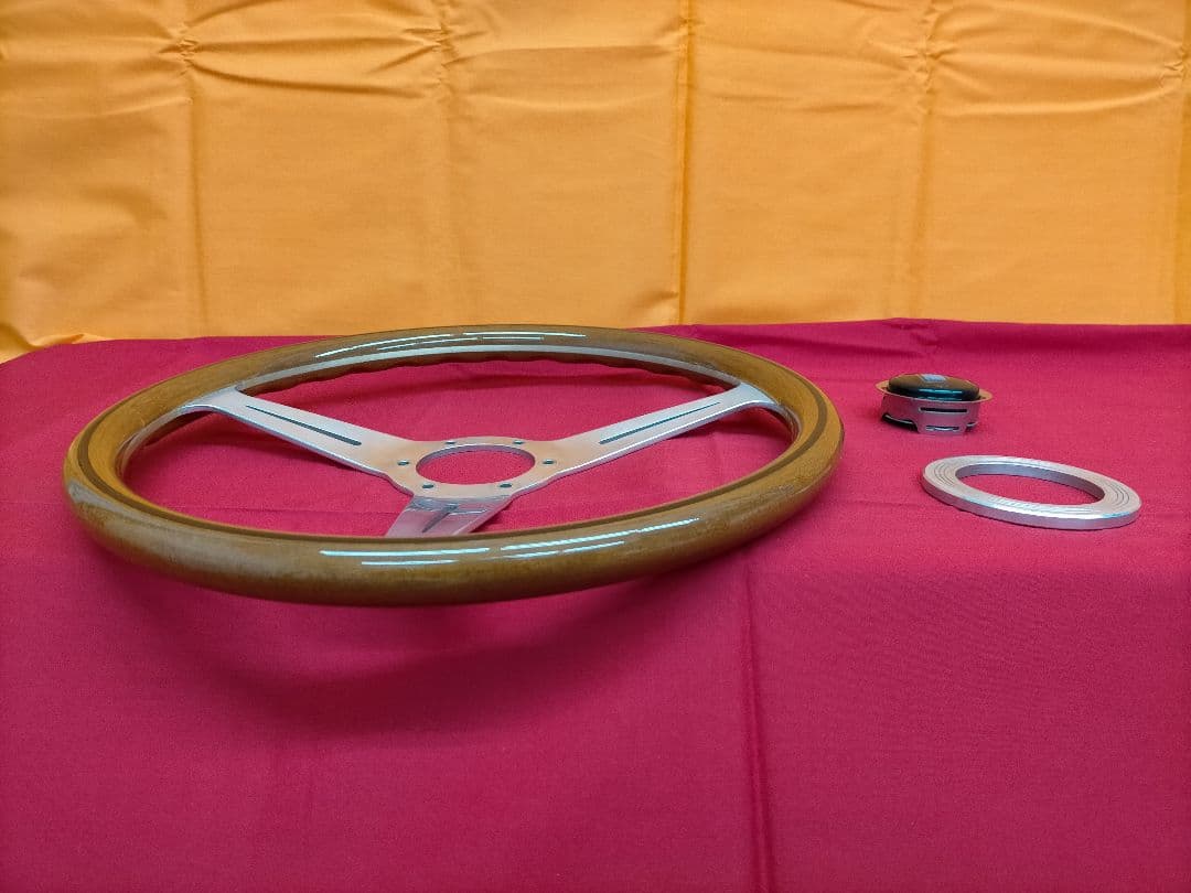 ナルディ36Φウッドステアリング ３点セット（中古品）送料込です。