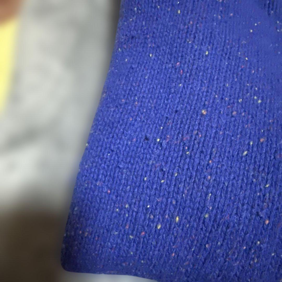 Supreme 青 ニット・セーター　カラーネップ