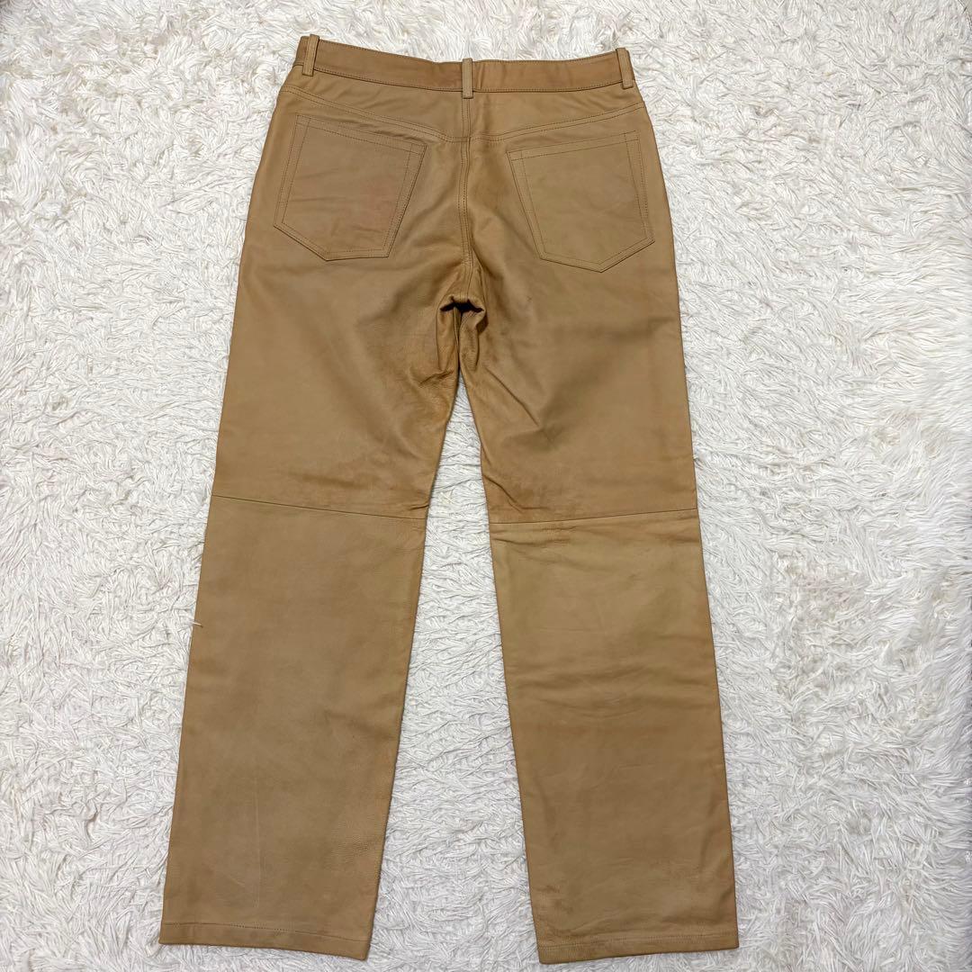 Paul Smith ポールスミス　ラムレザーセットアップテーラードジャケットＬ