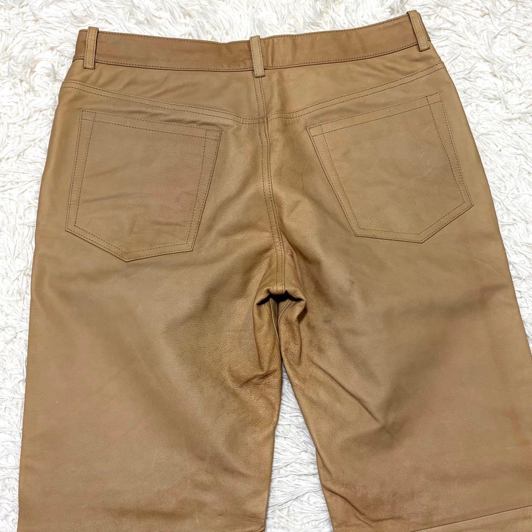 Paul Smith ポールスミス　ラムレザーセットアップテーラードジャケットＬ