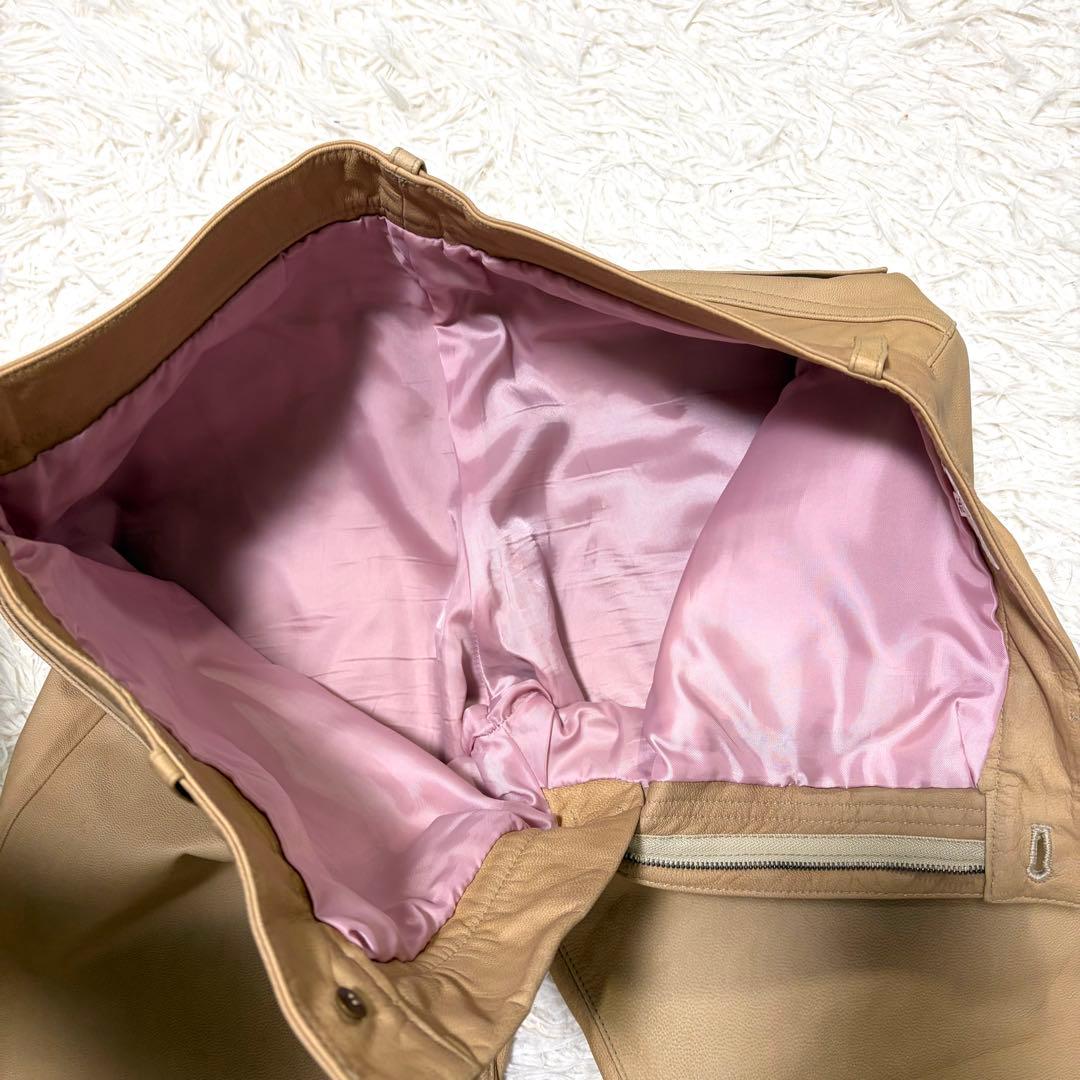 Paul Smith ポールスミス　ラムレザーセットアップテーラードジャケットＬ