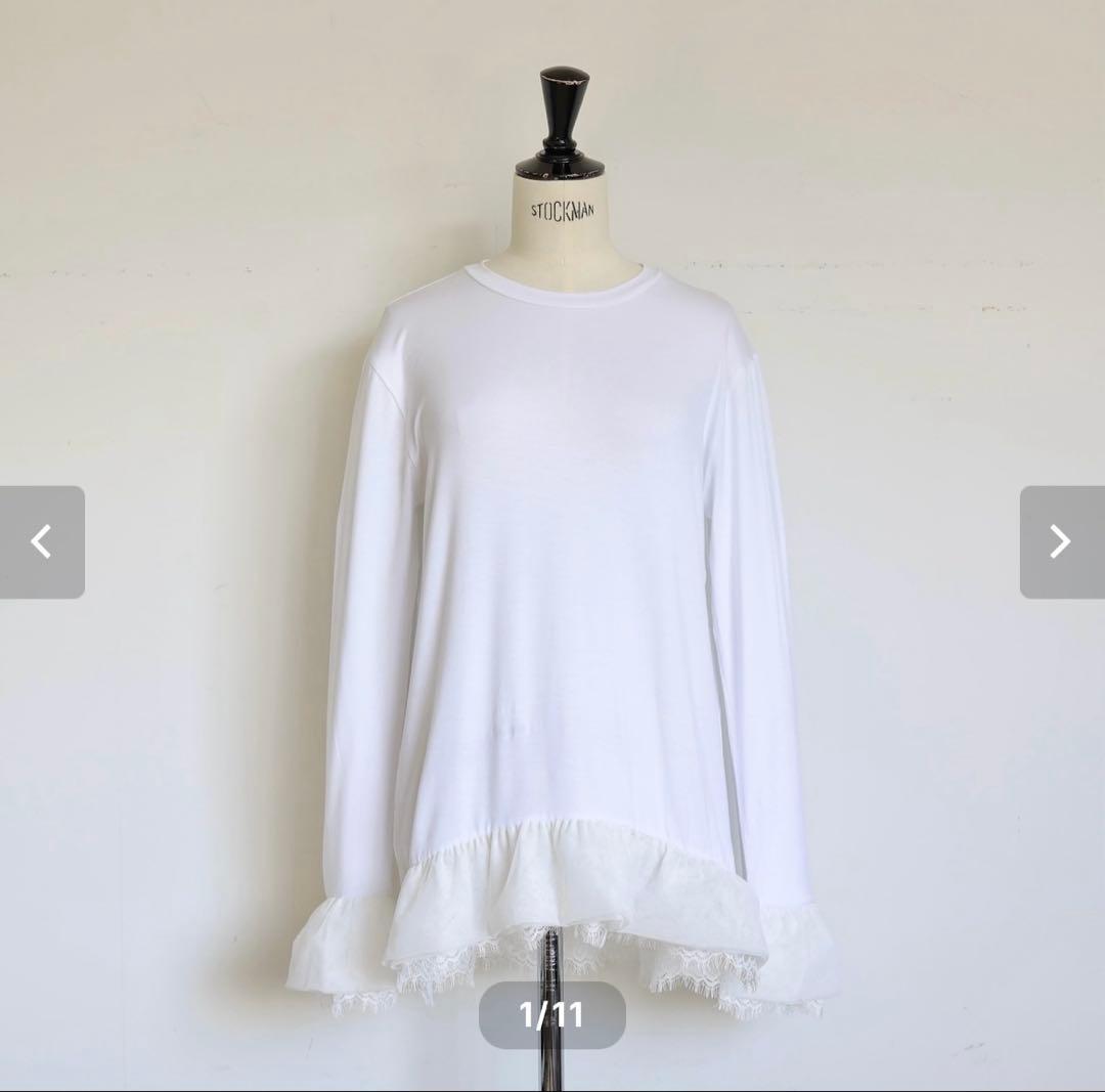 【新品】gypsohila MATCH LONG TEE LONGホワイト