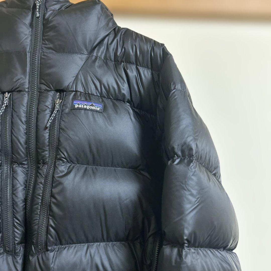 patagonia ブラック ダウンジャケット L フィッツロイダウンフーディ