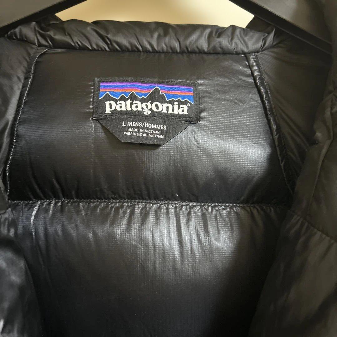 patagonia ブラック ダウンジャケット L フィッツロイダウンフーディ