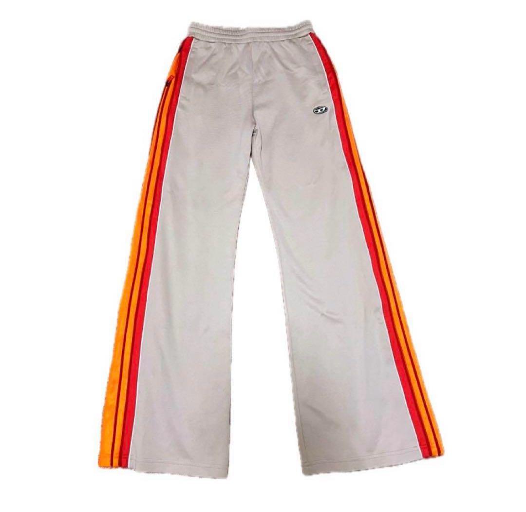 美品　diesel スウェットパンツ　サイドダブルジップパンツ