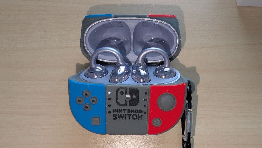 HUAWEI FreeClip ワイヤレスイヤホン美品おもしろカバー付