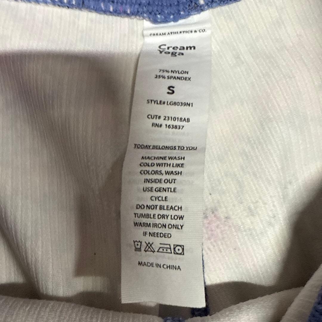 Cream Athletics 花柄 ジャザサイズ ブラ レギンスセット