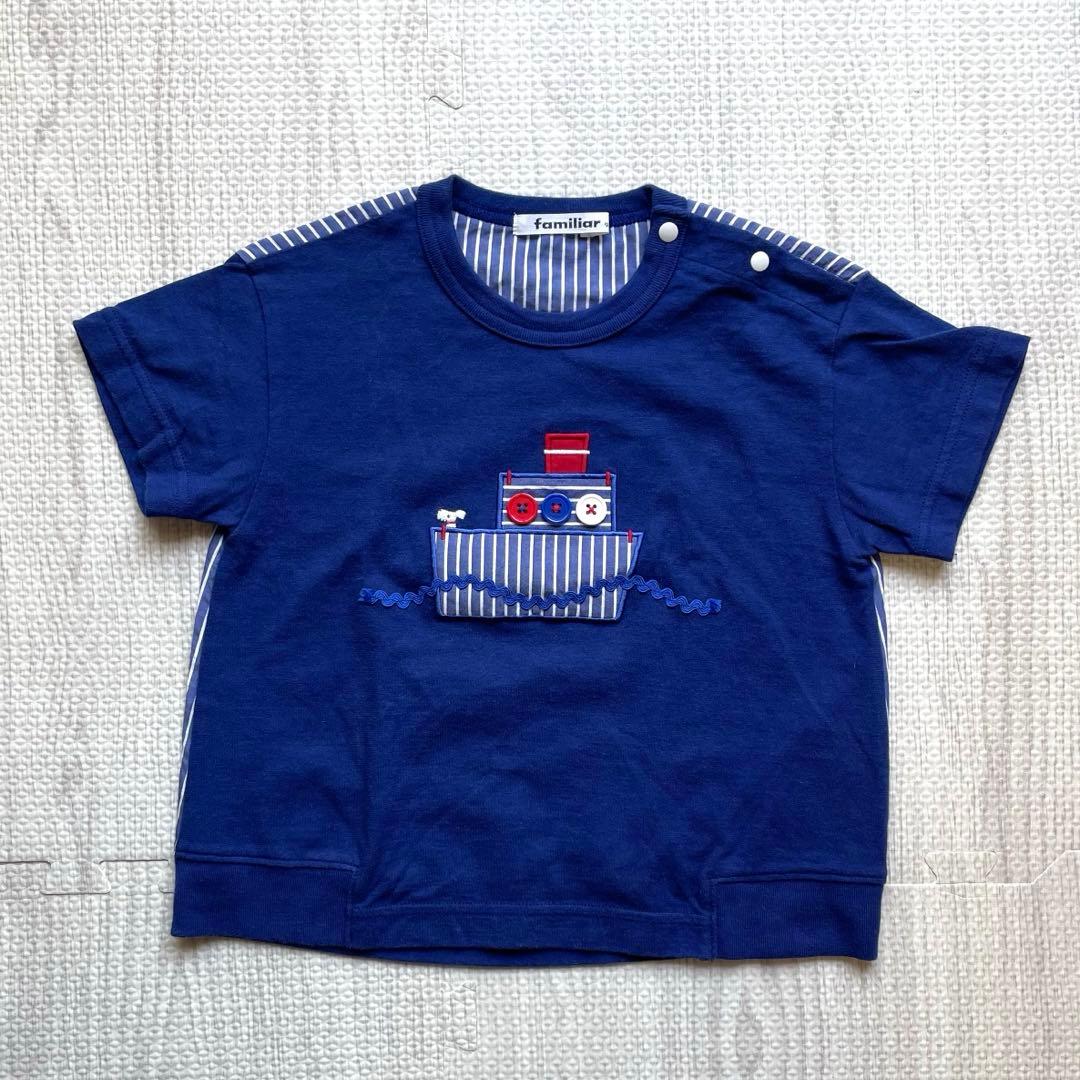 ル*ー様 【美品】familiar ファミリア Tシャツ＆ショートパンツセット