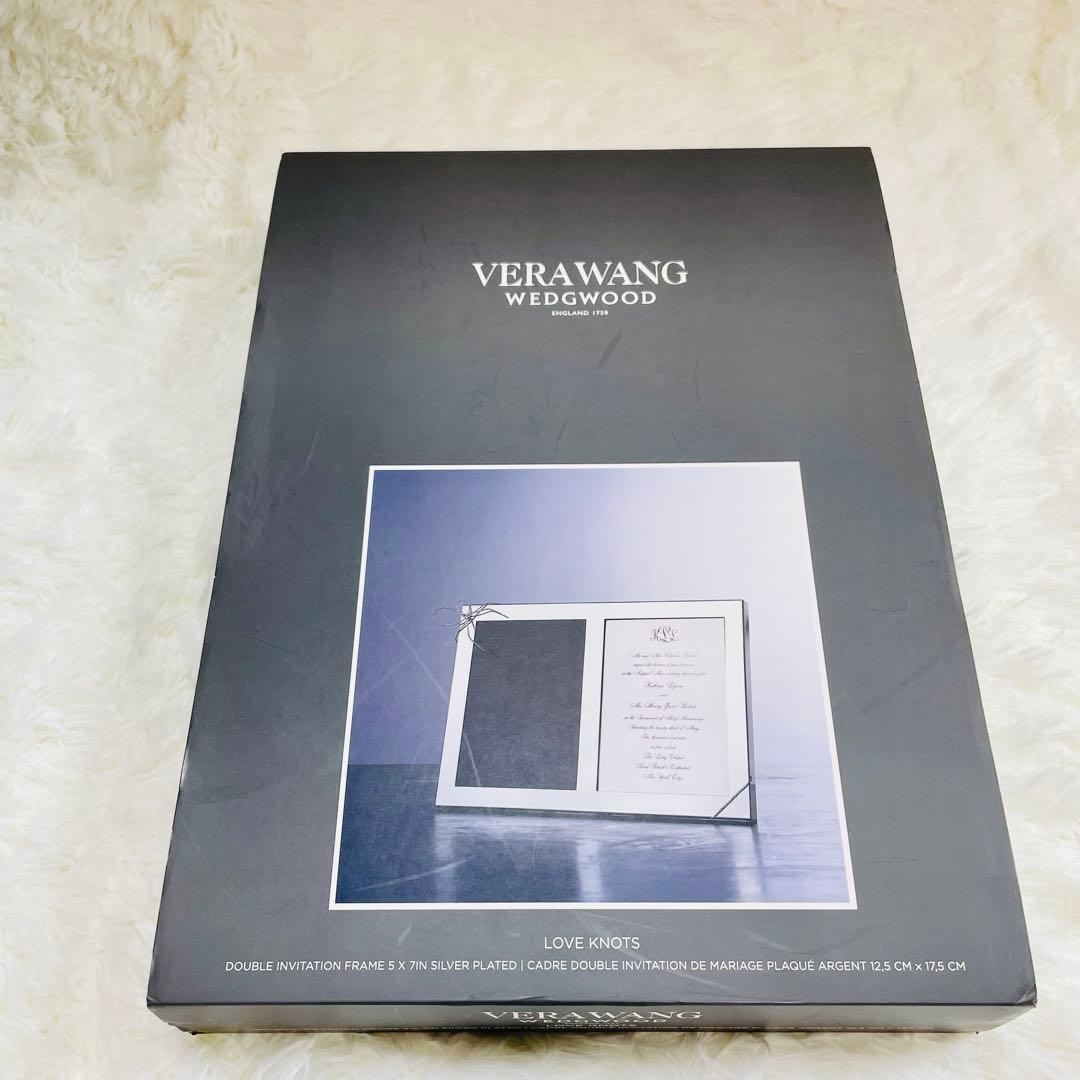 未使用　　VERAWANG ラブノット　ツインフォトフレーム