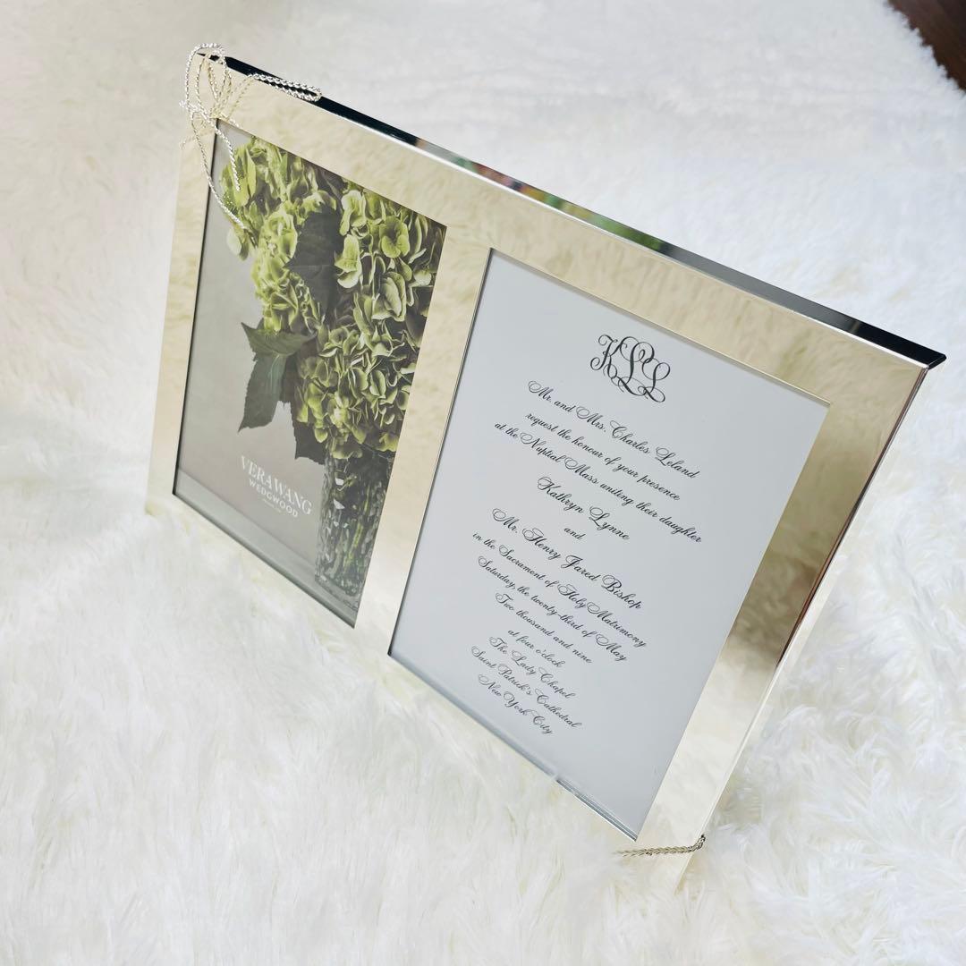 未使用　　VERAWANG ラブノット　ツインフォトフレーム