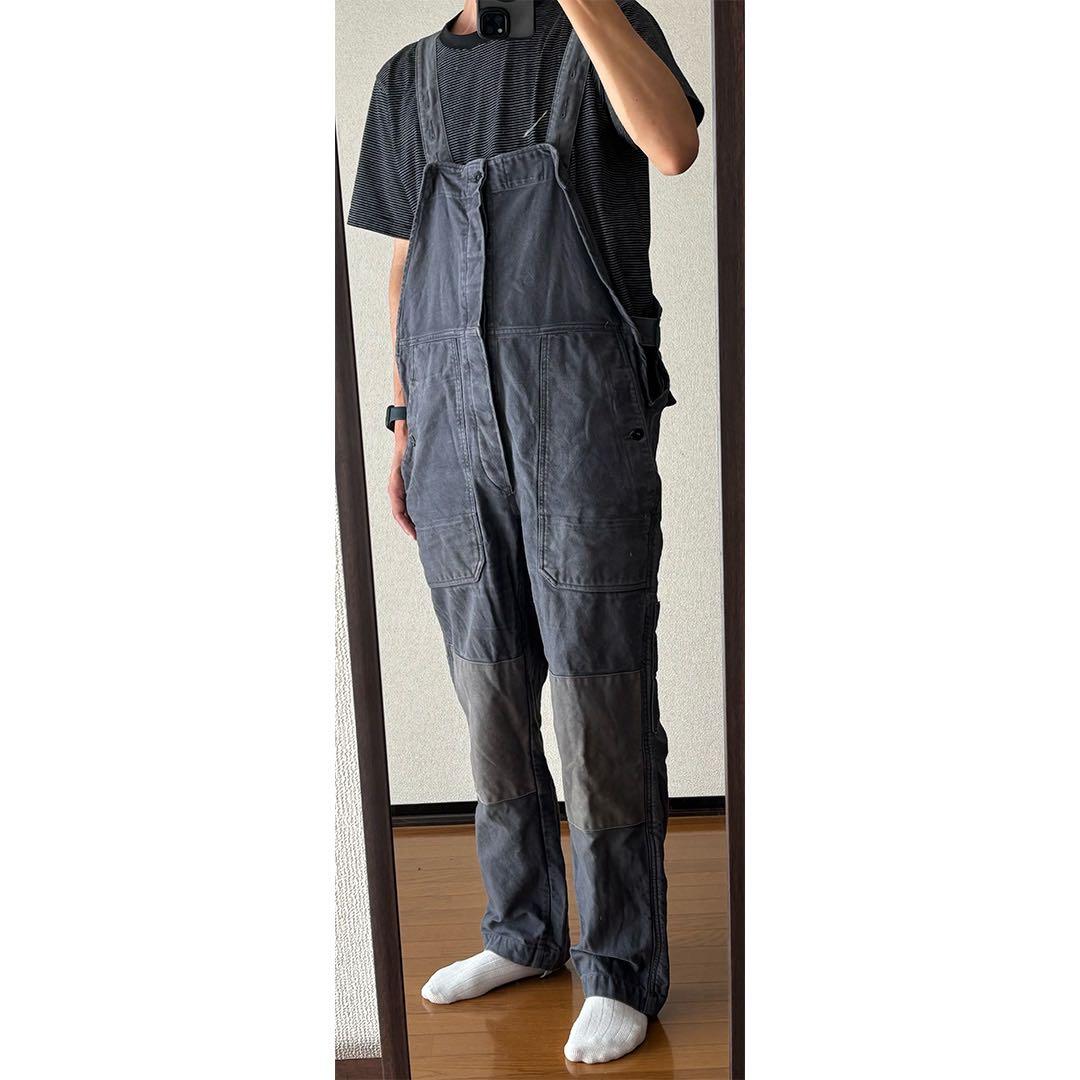 70s ドイツ軍 オーバーオール モールスキン ダブルニー ユーロワーク