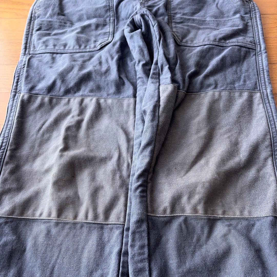 70s ドイツ軍 オーバーオール モールスキン ダブルニー ユーロワーク