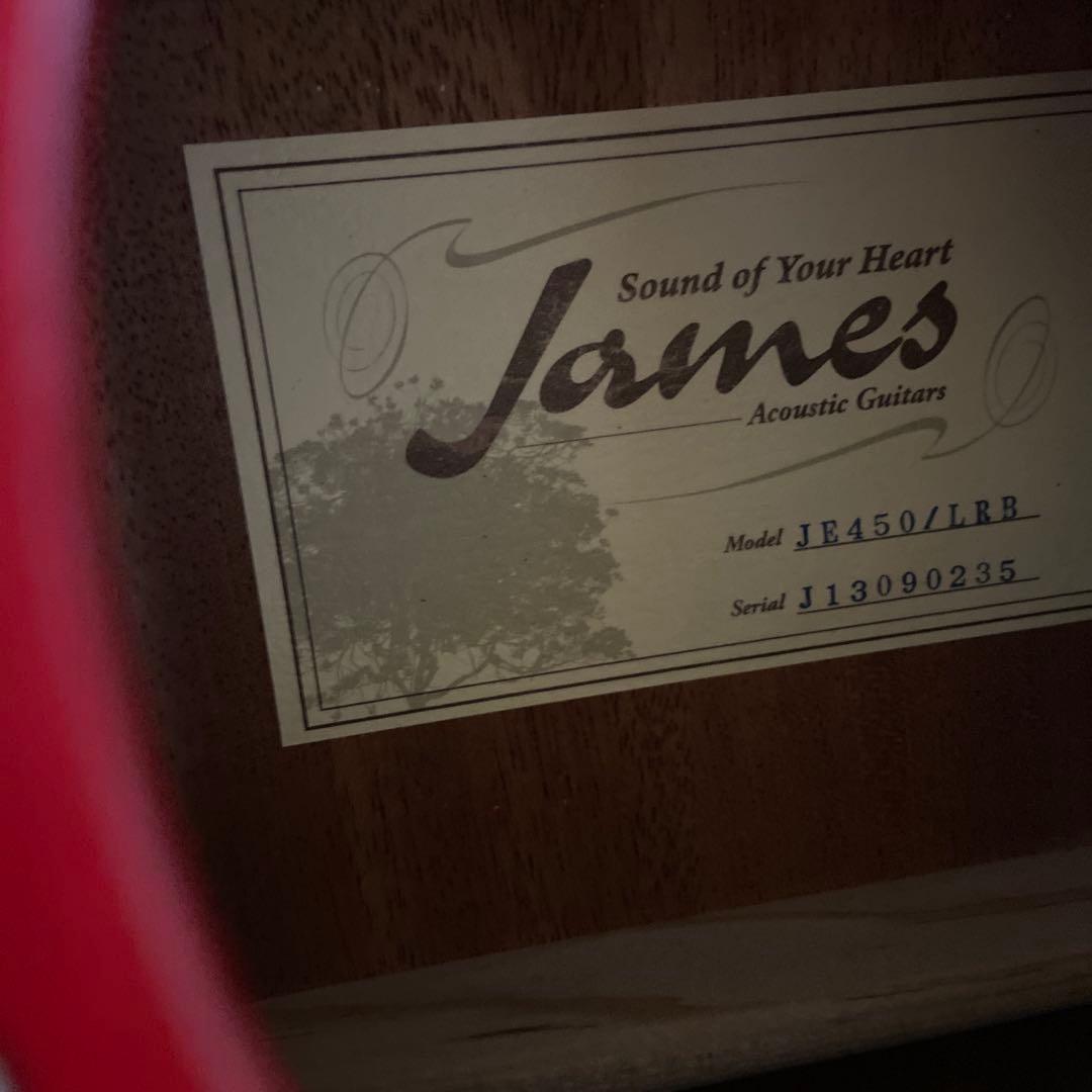 James JE450 エレアコ　ジェームス　アコースティックかギター