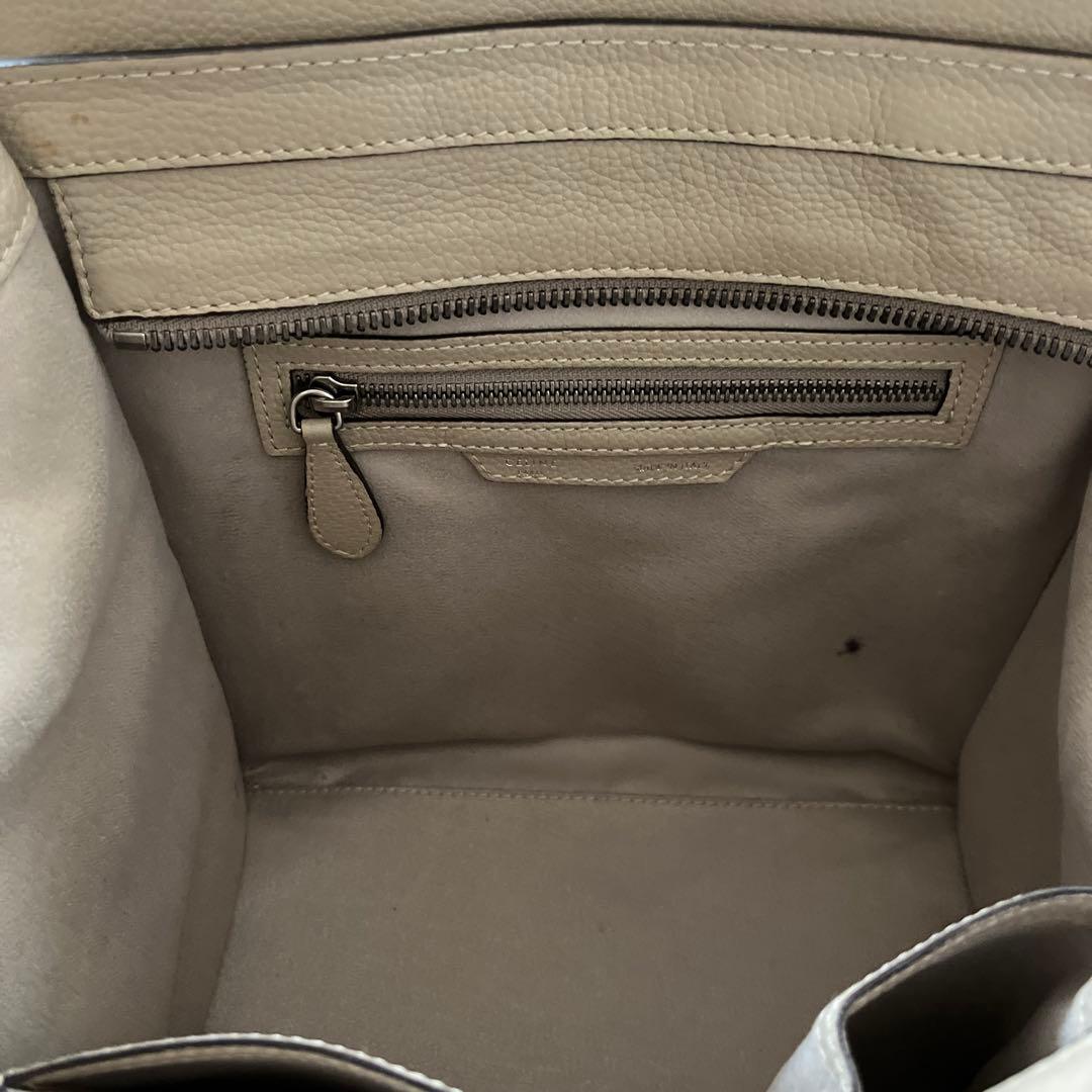 CÉLINE ラゲージマイクロショッパー　ベージュ系　【お値下げしました】