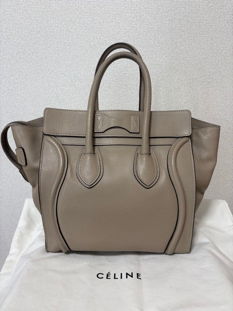 CÉLINE ラゲージマイクロショッパー　ベージュ系　【お値下げしました】
