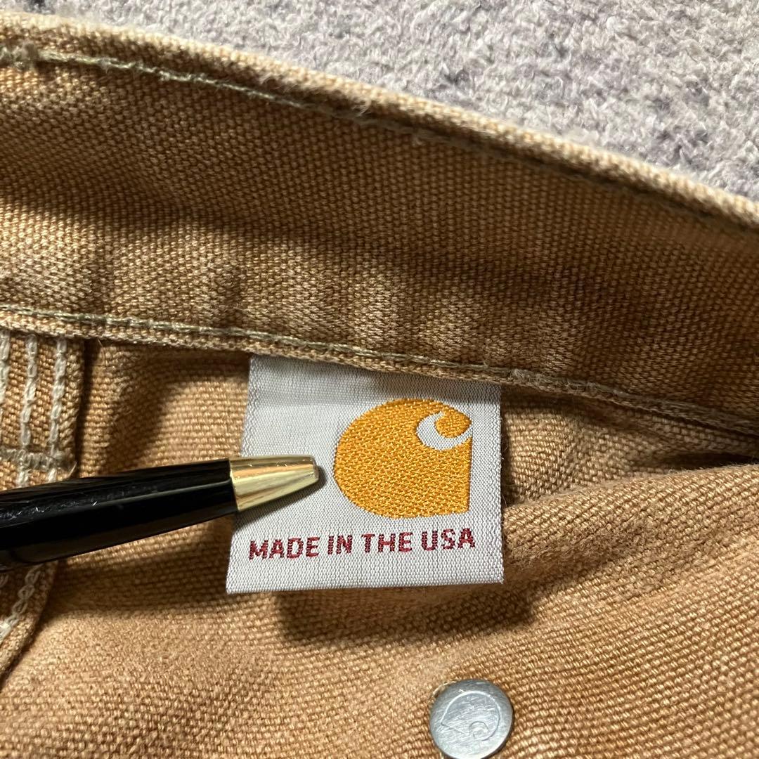 90sUSA製Carharttカーハートダブルニーペインターダックパンツベージュ