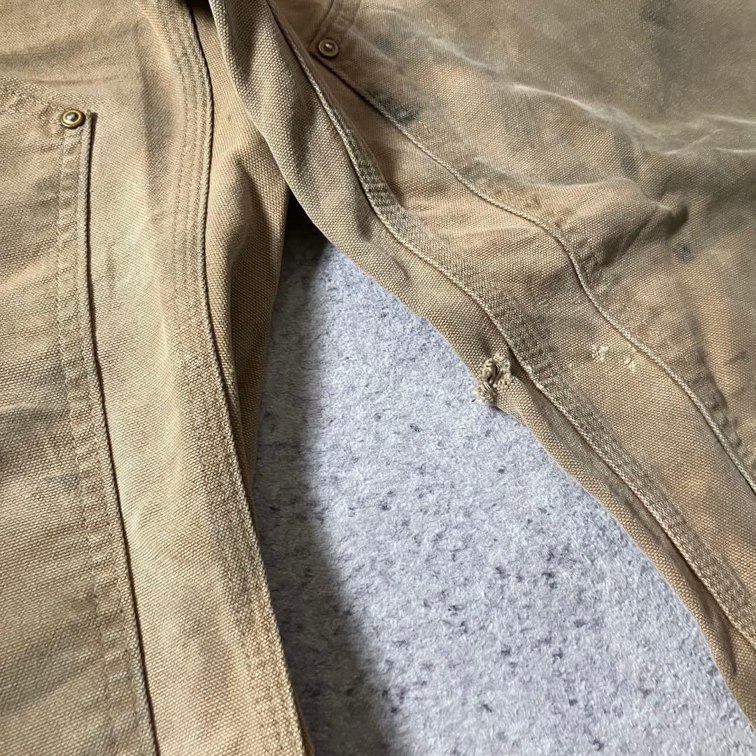 90sUSA製Carharttカーハートダブルニーペインターダックパンツベージュ