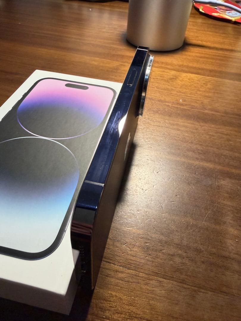 【美品】Apple iPhone 14 Pro ディープパープル