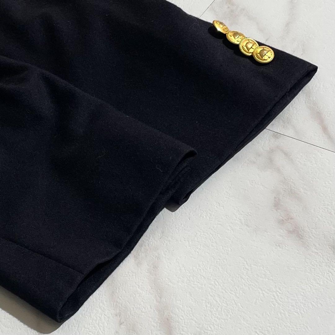 美品/2XL/90s ポロラルフローレン 紺ブレ ダブル 金ボタン 日本製