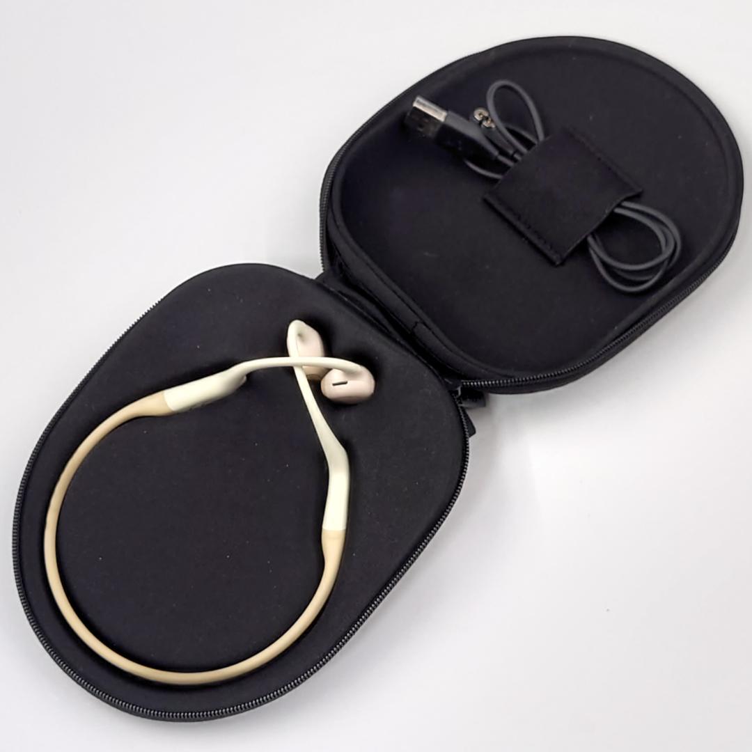 【動作保証】Shokz OpenRunPro S810 ベージュ 骨伝導イヤホン