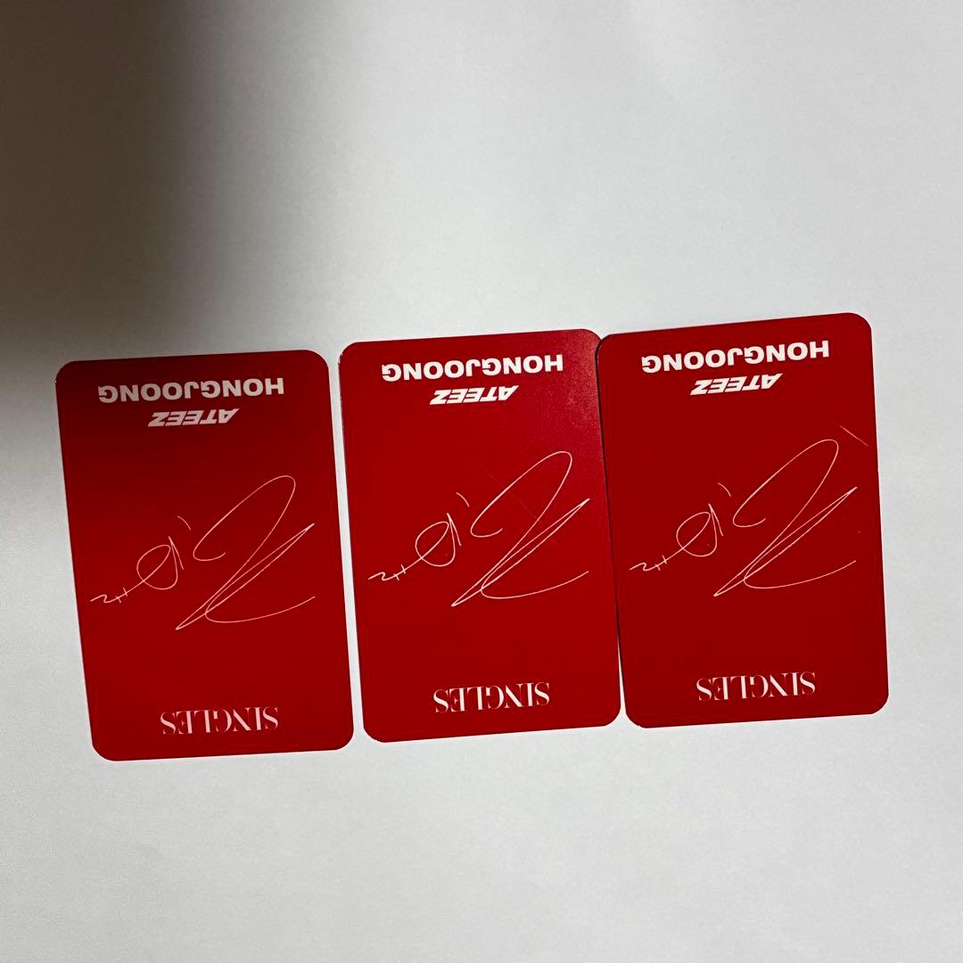 ATEEZ ホンジュン　Singles JAPAN トレカ