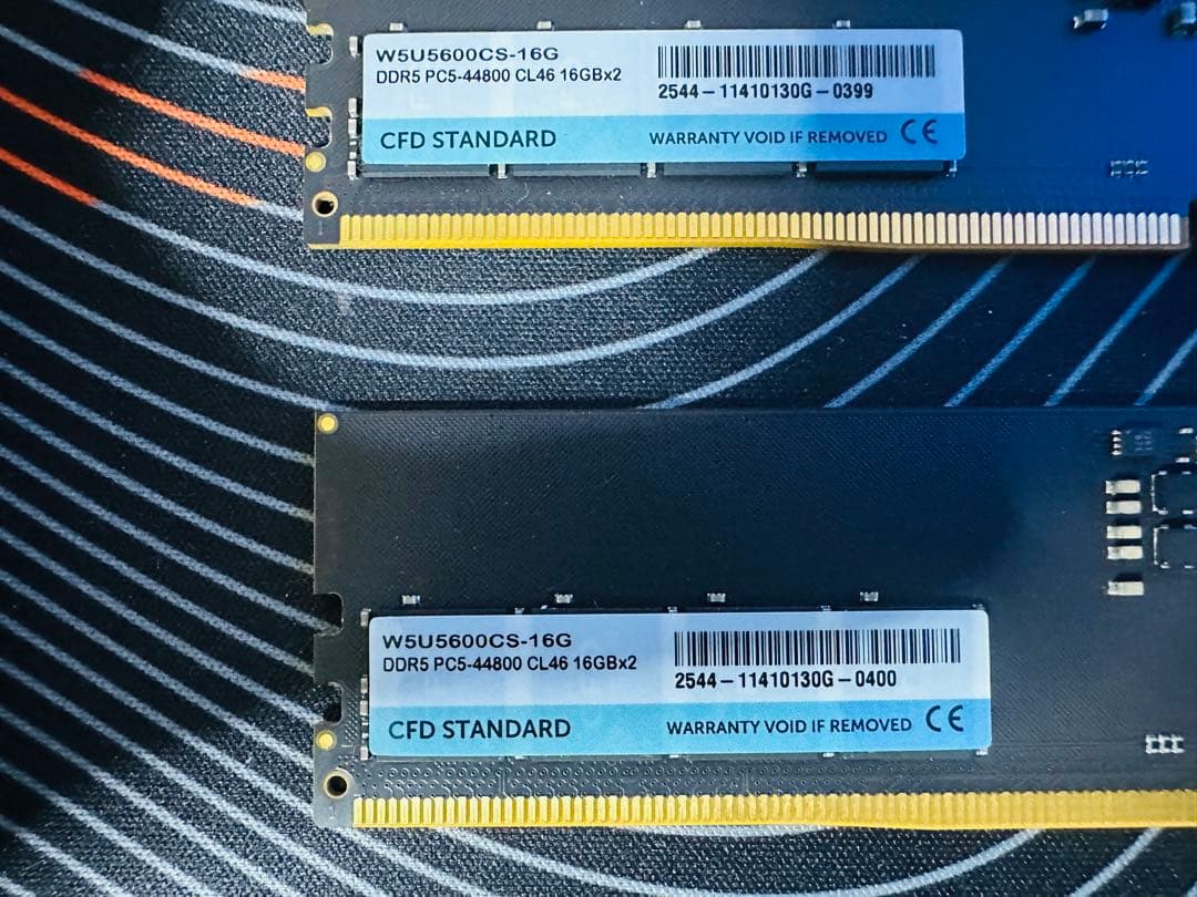 CFD DDR5 5600 メモリー 2枚セット 32gb 16gb ×2