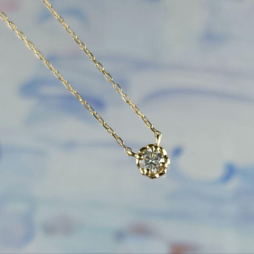 アーカー K18ダイヤモンドネックレス 18金 ダイヤ AHKAH