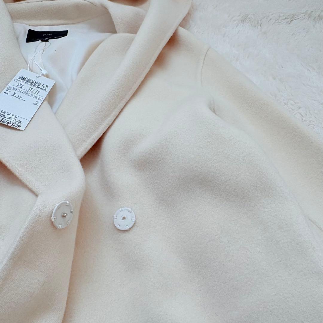 新品タグ付き✨23区　ウールリバー フーデッドコート フード付き　ウールコート