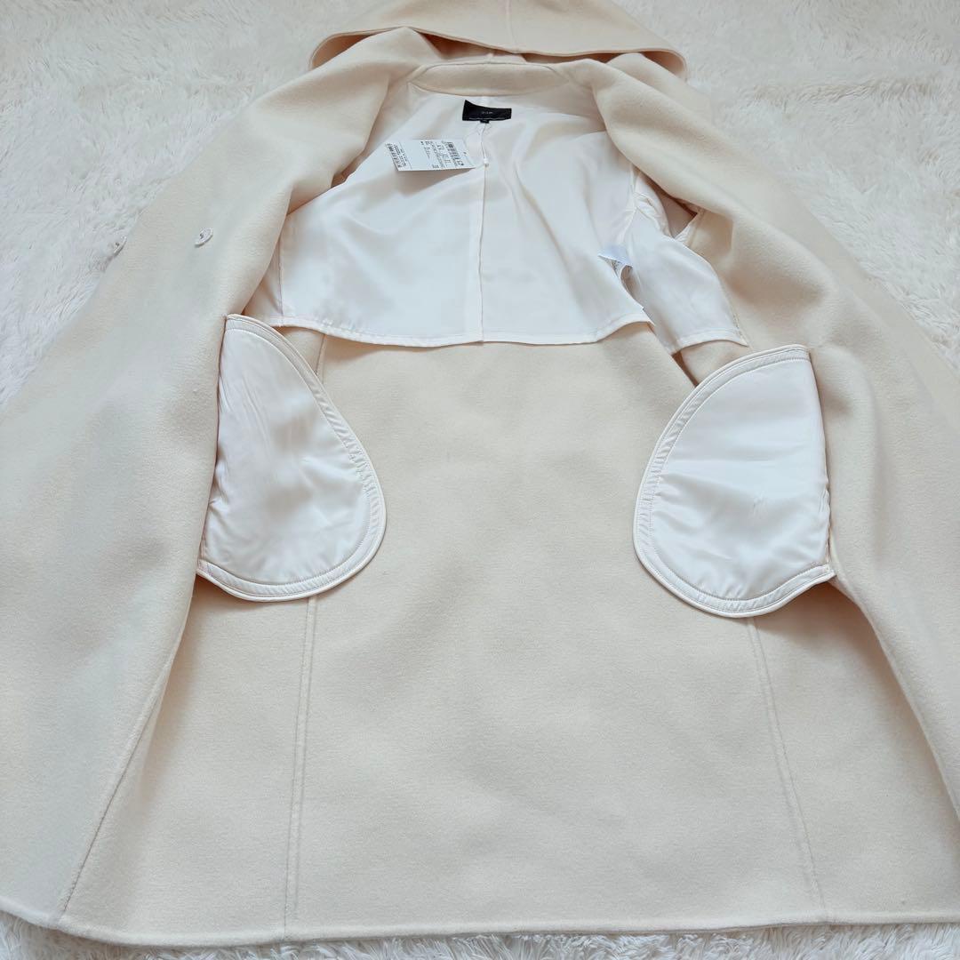 新品タグ付き✨23区　ウールリバー フーデッドコート フード付き　ウールコート