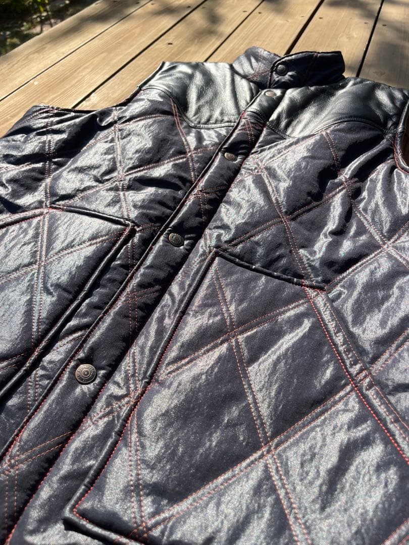 DELUXE WAREデラックスウェアD-11モーターベスト ダウンベスト XL