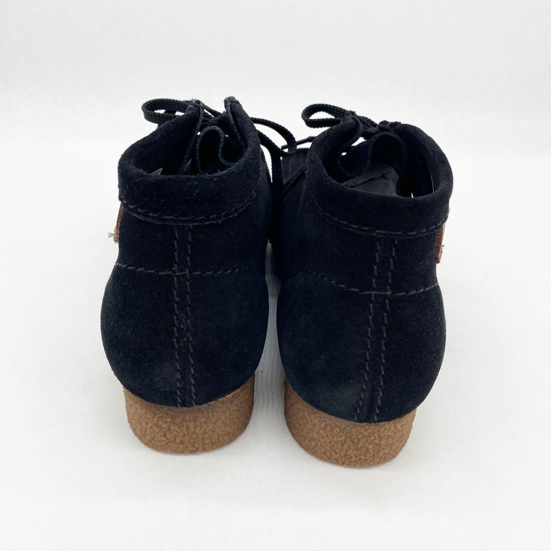 A17849 未使用 クラークス Shacre Boot ワラビー 黒 UK8