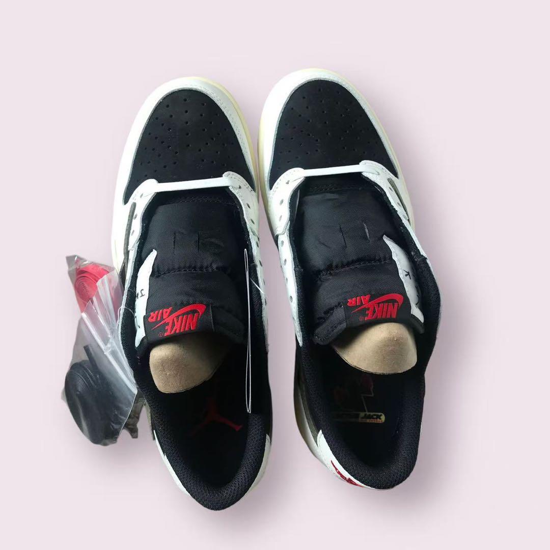 Air Jordan 1 Low \"Medium Olive\" トラビス