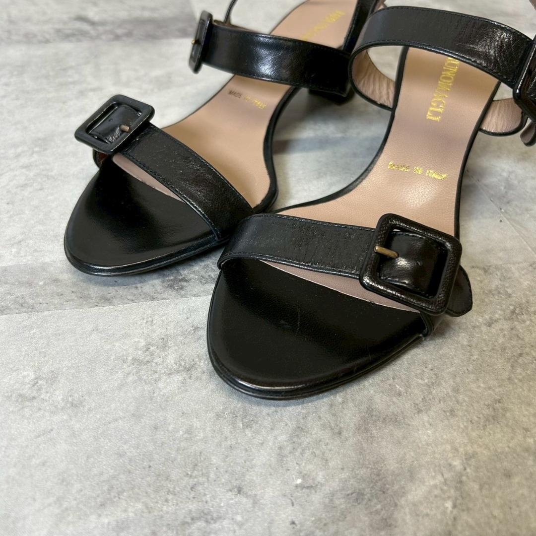 BRUNOMAGLI サンダル　イタリア製 チャンキーヒール 35 RG155