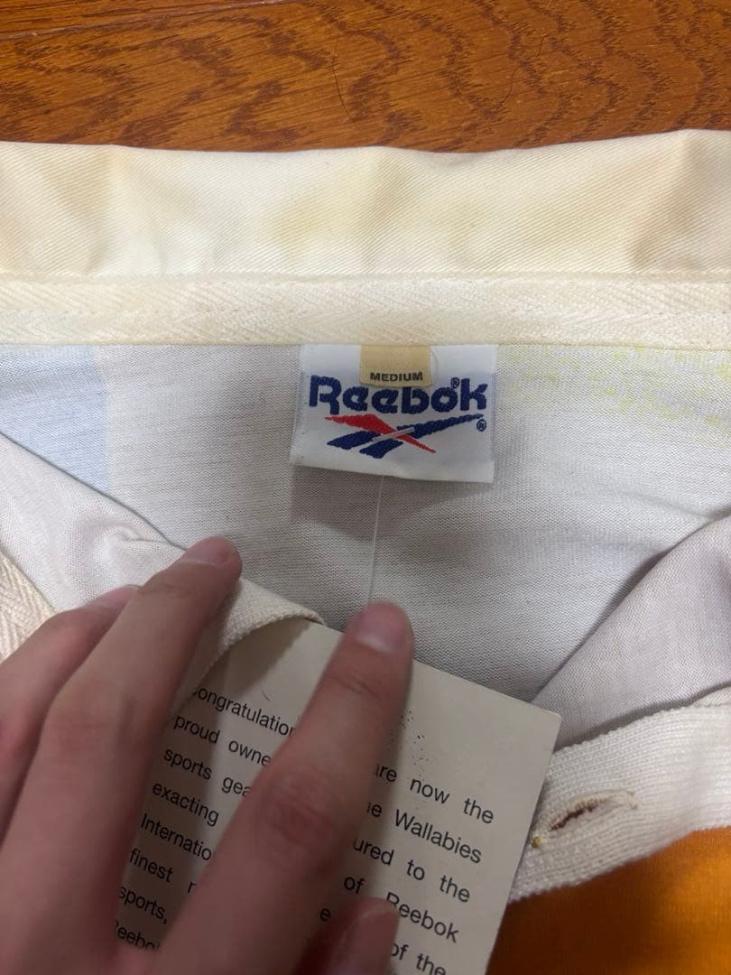 ⭐️希少/タグ付き⭐️　Reebok ラガーシャツ　オーストラリア代表　90s