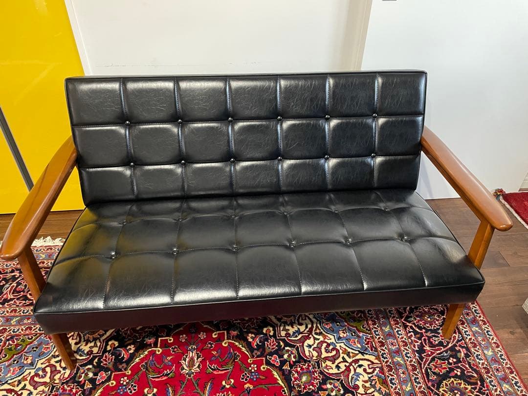 カリモク60 Kチェア2シータースタンダードブラック