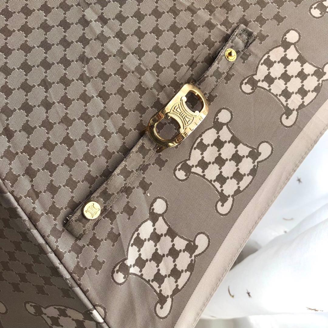 CELINE セリーヌ　長傘　雨傘　総柄　マカダム　トリオンフ