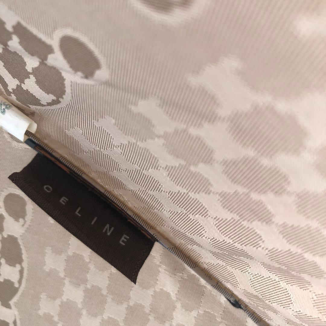 CELINE セリーヌ　長傘　雨傘　総柄　マカダム　トリオンフ