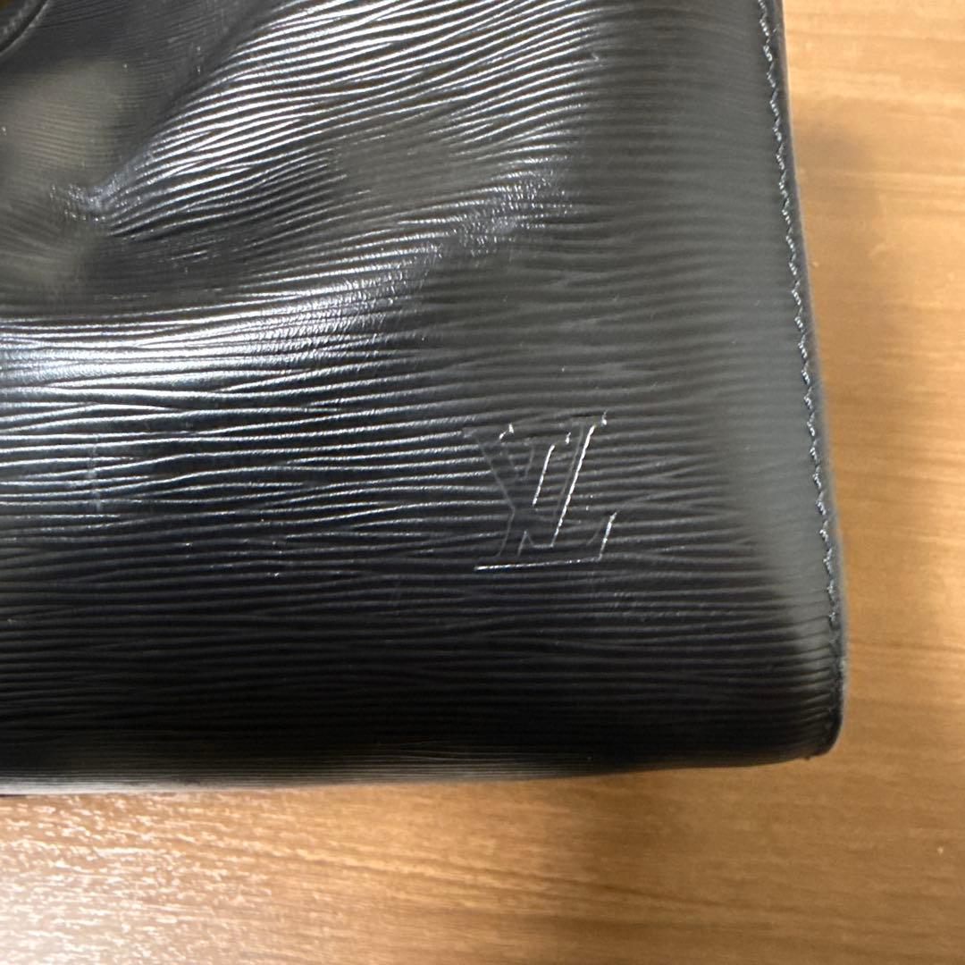 エピレザー ダブルジッパー ボストンバッグ ブラック