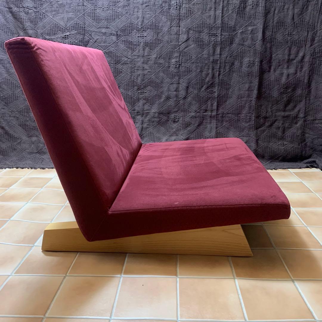 【美品】フランネル ソファ ペンタ900 座椅子 一人掛け ローソファ