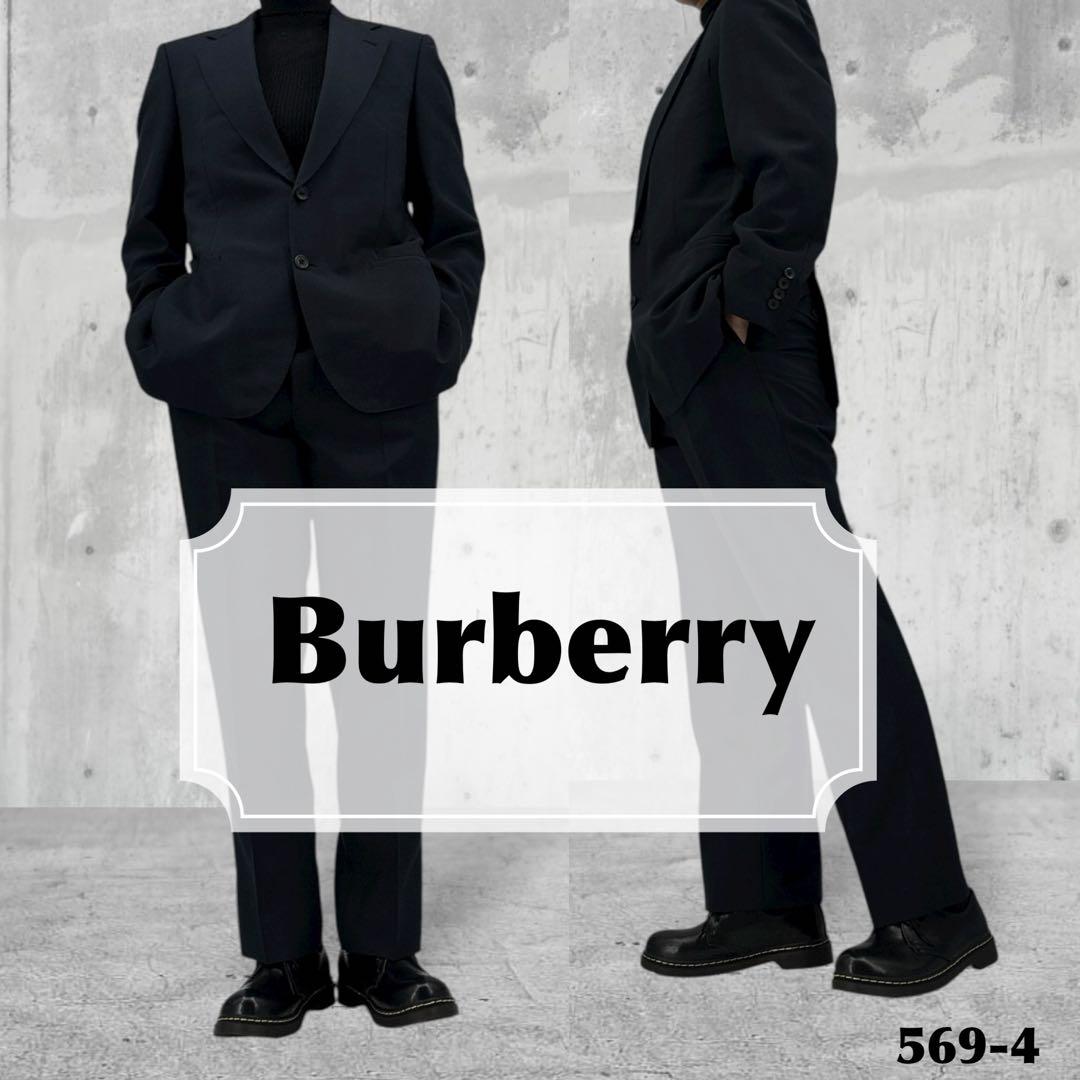 【極美品】Burberry バーバリー　スーツ　セットアップ　ジャケット　90s