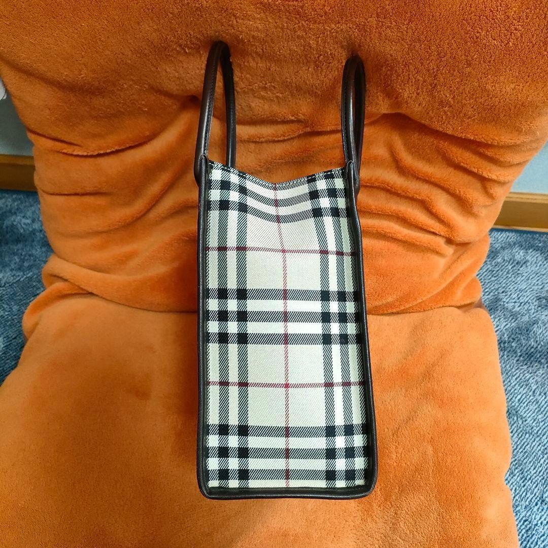 美品 バーバリー ハンドバッグ ノバチェック トートバッグ BURBERRY