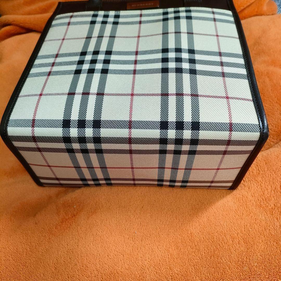 美品 バーバリー ハンドバッグ ノバチェック トートバッグ BURBERRY