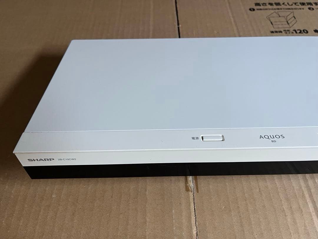 SHARP AQUOS 2B-C10CW2 HDD＆ブルーレイレコーダー