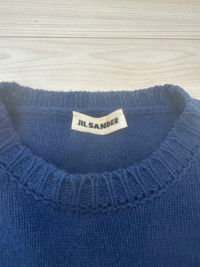 【定価95700円】Jil Sander ネイビー ニットセーター