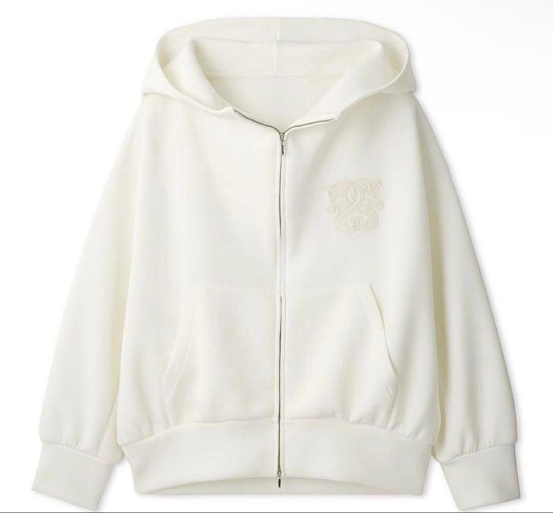 SNIDEL スナイデル ボリュームパーカー ホワイト WHT