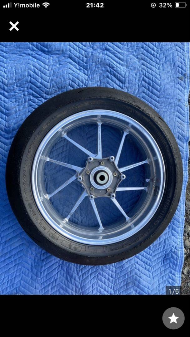 ゼファー1100 ゲイルスピード　タイプR リアホイール