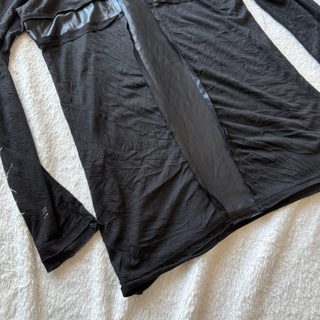 h.naoto S.D.S naoto seven 長袖カットソー ブラック