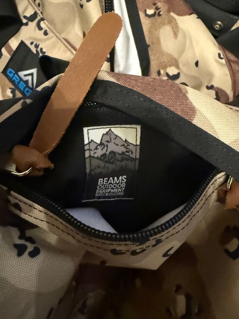 GREGORY ボストンバッグ チョコチップ　ビームス 青タグ